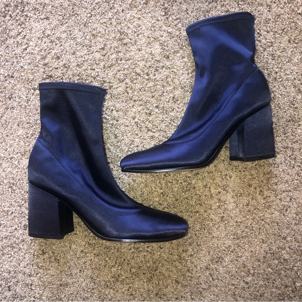 Marc Fisher Blue Booties